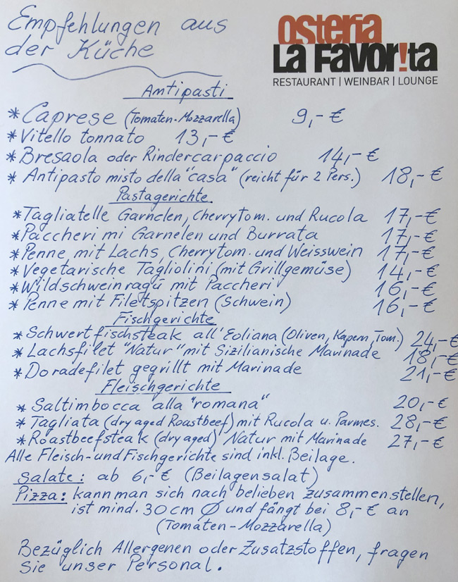La Favorita Aschaffenburg